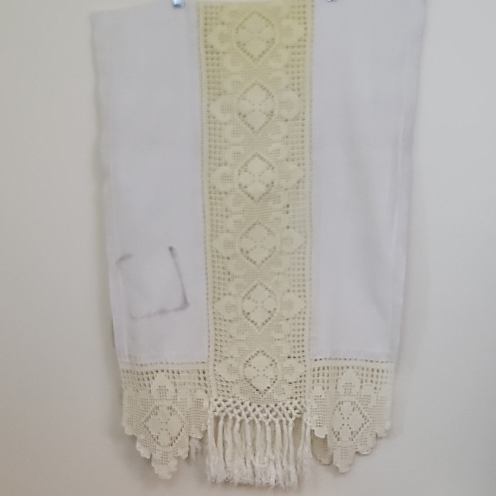 Crochet & aElegant Crochet Lace Scarf